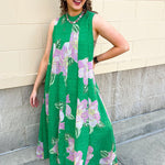 Meadow Whimsy Midi Dress - The Pink Pineapple 850