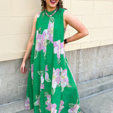 Meadow Whimsy Midi Dress - The Pink Pineapple 850