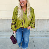 Meadowlace Soutache Blouse - The Pink Pineapple 850