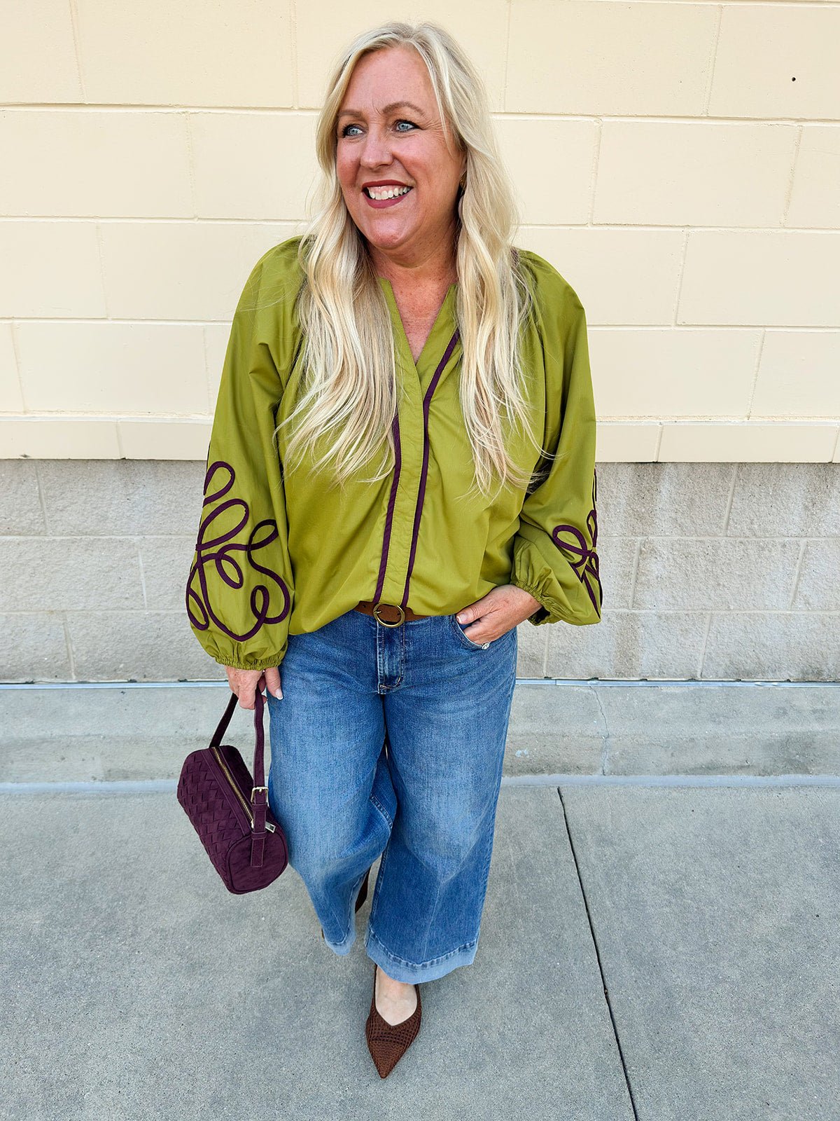 Meadowlace Soutache Blouse - The Pink Pineapple 850