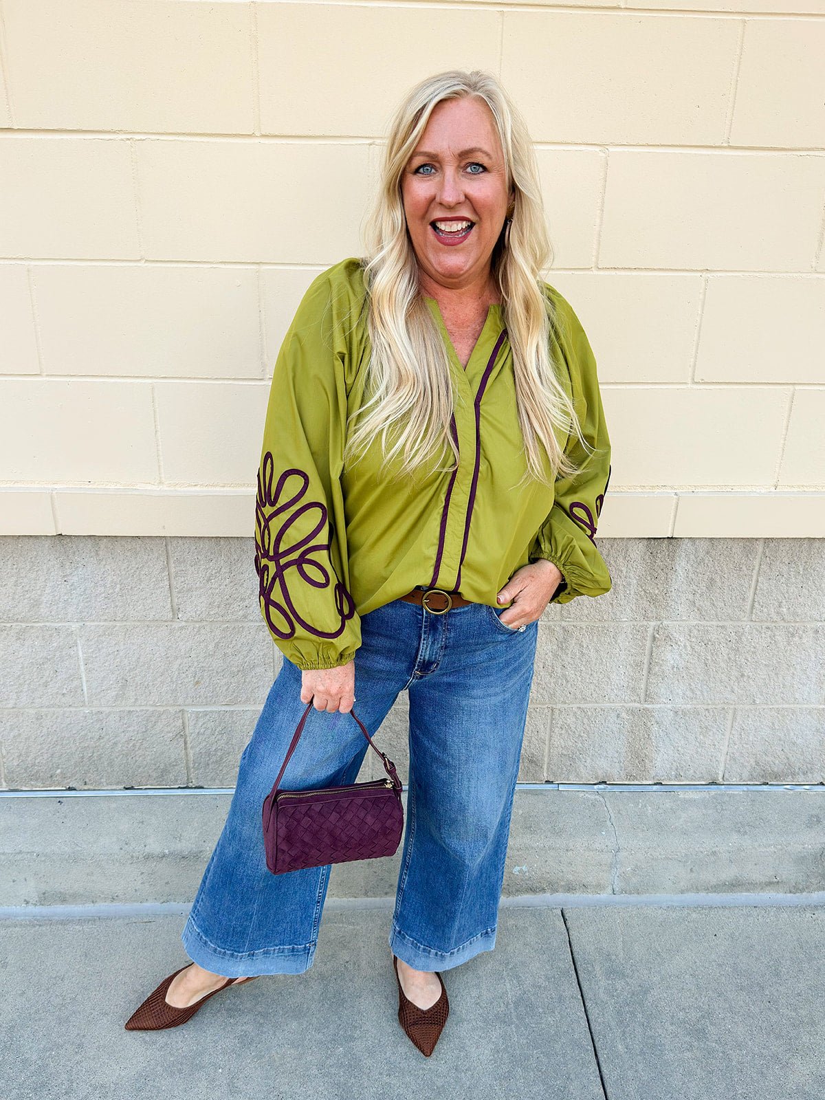 Meadowlace Soutache Blouse - The Pink Pineapple 850