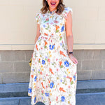 Meadowlight Whimsy Midi Dress - The Pink Pineapple 850