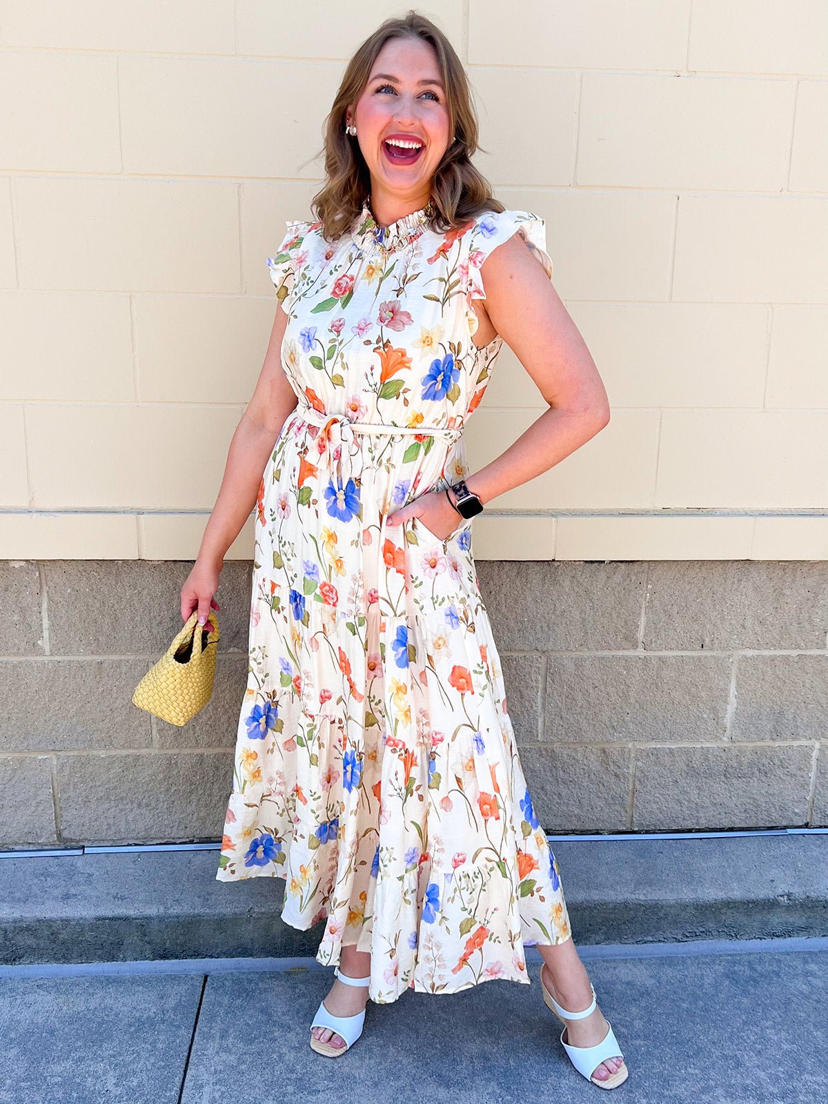 Meadowlight Whimsy Midi Dress - The Pink Pineapple 850
