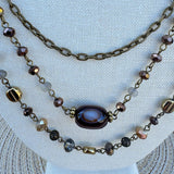 Medina Necklace Tiger's Eye - The Pink Pineapple 850
