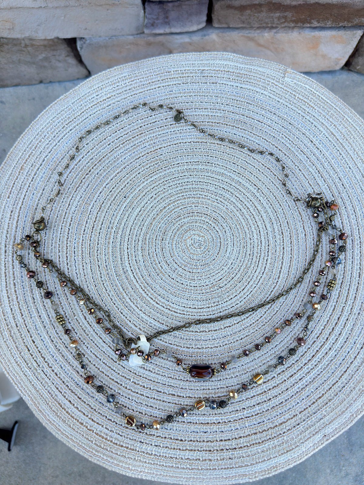 Medina Necklace Tiger's Eye - The Pink Pineapple 850