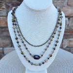 Medina Necklace Tiger's Eye - The Pink Pineapple 850