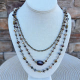 Medina Necklace Tiger's Eye - The Pink Pineapple 850