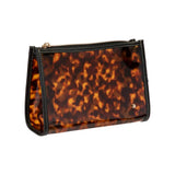 Medium Zip Cosmetic Case - Miami Tortoise - The Pink Pineapple 850