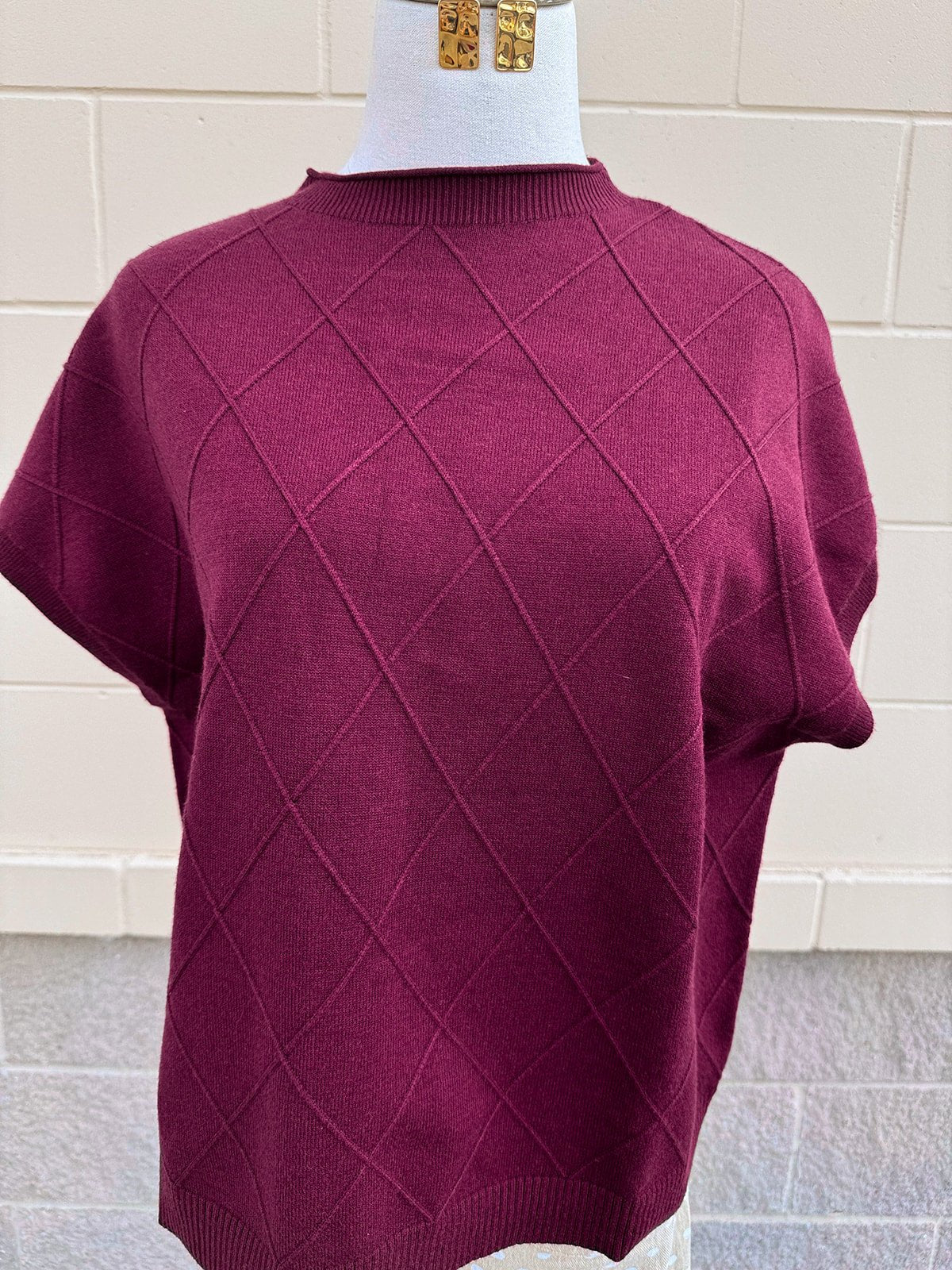Merlot Moment Top - The Pink Pineapple 850