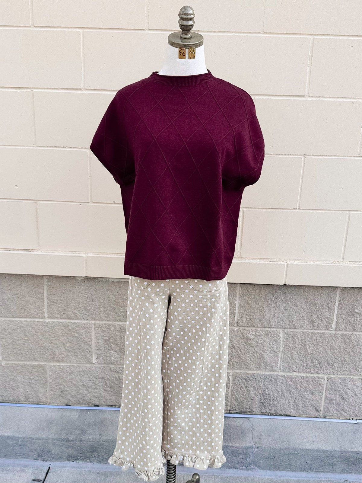 Merlot Moment Top - The Pink Pineapple 850