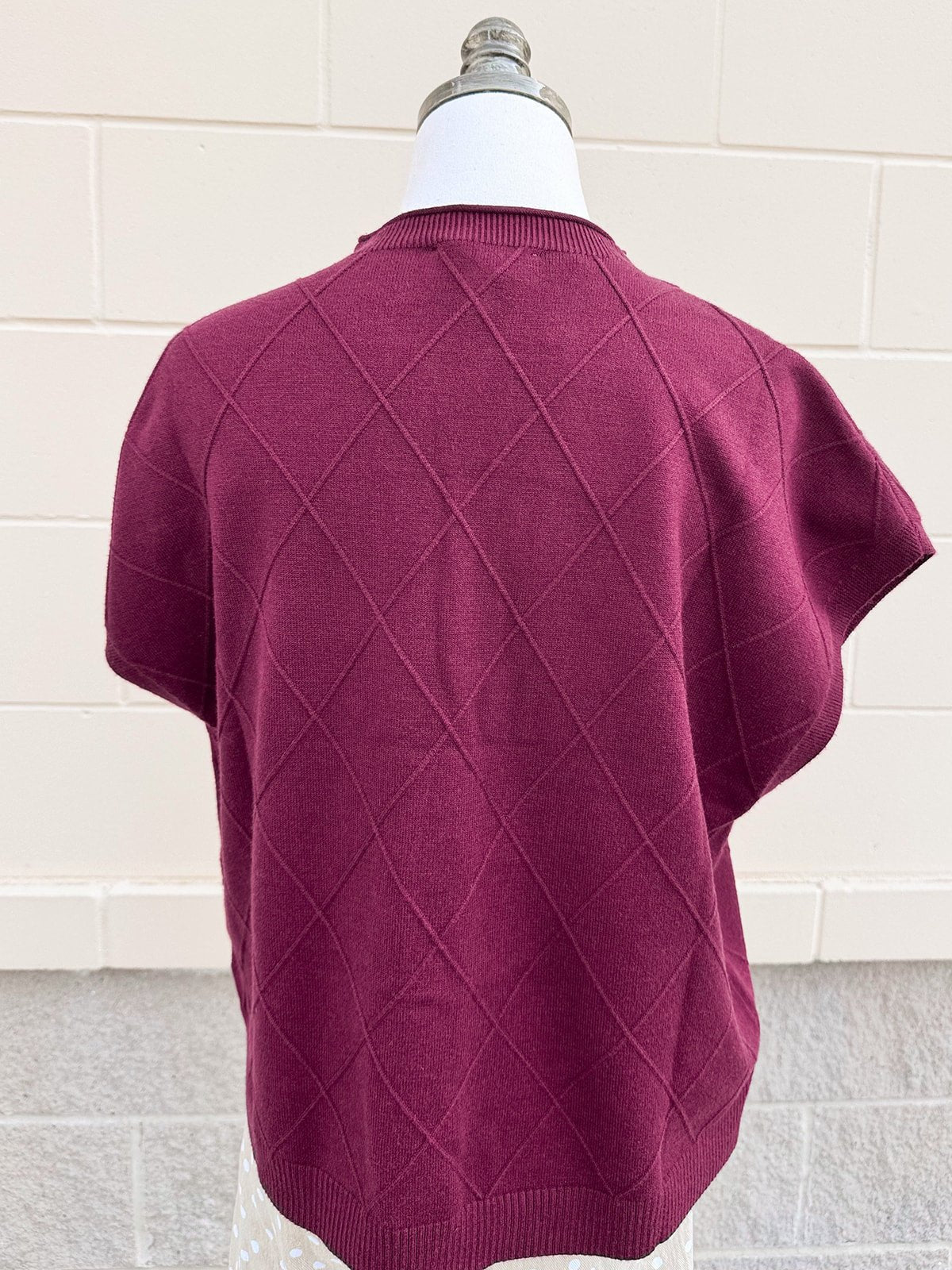 Merlot Moment Top - The Pink Pineapple 850