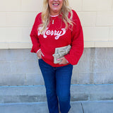Merry Scalloped Sweater - The Pink Pineapple 850