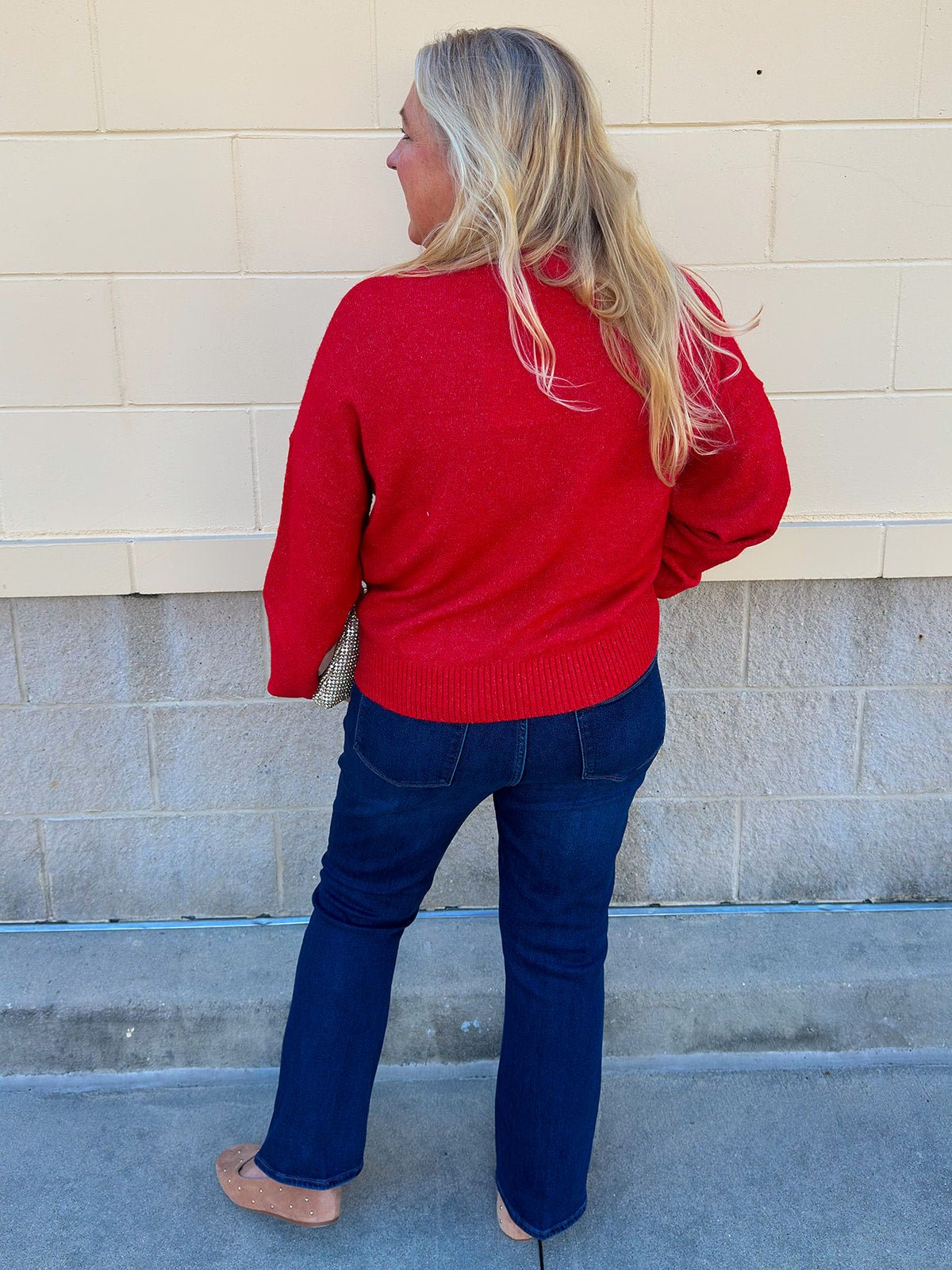 Merry Scalloped Sweater - The Pink Pineapple 850