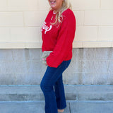 Merry Scalloped Sweater - The Pink Pineapple 850