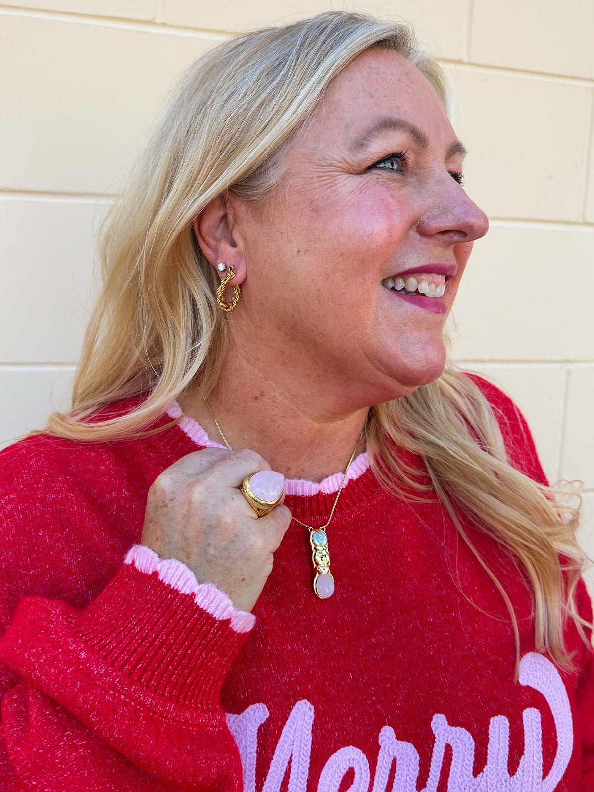 Merry Scalloped Sweater - The Pink Pineapple 850