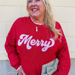 Merry Scalloped Sweater - The Pink Pineapple 850