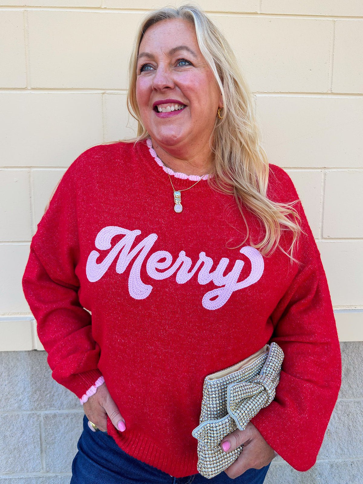 Merry Scalloped Sweater - The Pink Pineapple 850