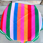 Merry Stripe Square Scarf - The Pink Pineapple 850