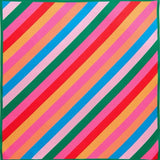 Merry Stripe Square Scarf - The Pink Pineapple 850