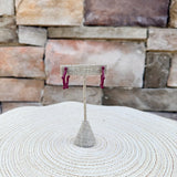 Michelle McDowell Astrid Garnet & Gold Earrings - The Pink Pineapple 850