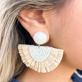 Michelle McDowell Corolla Earrings Natural - The Pink Pineapple 850