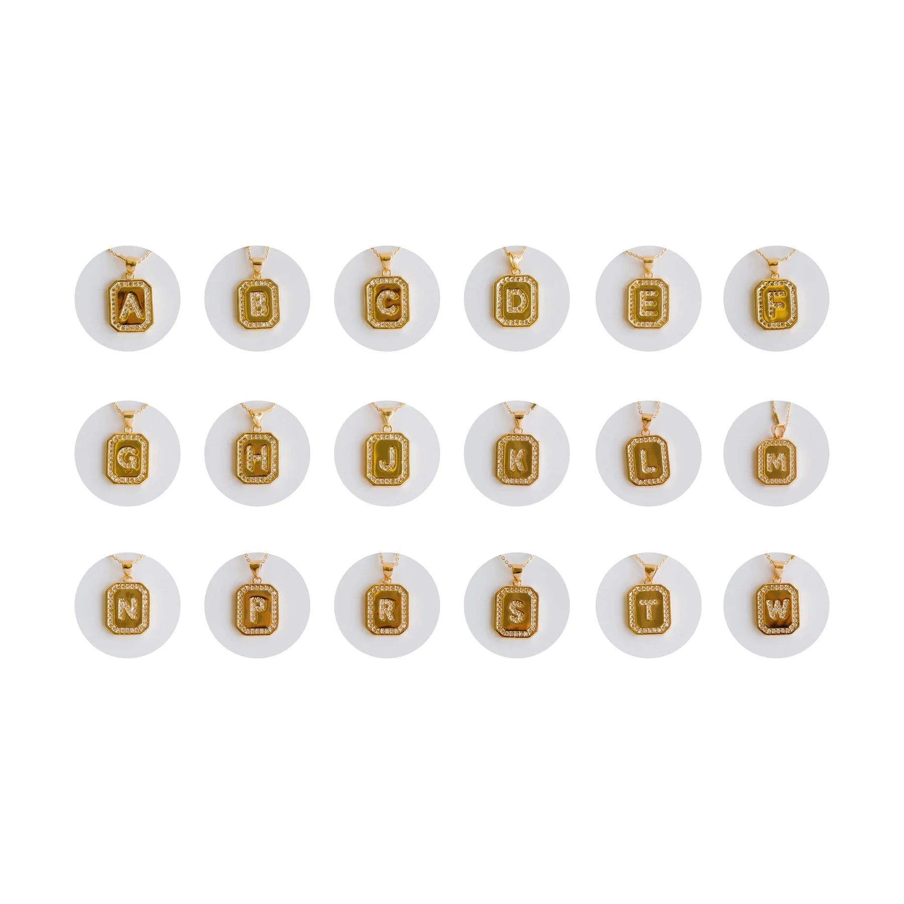 Michelle McDowell Finley Initial Necklace - The Pink Pineapple 850