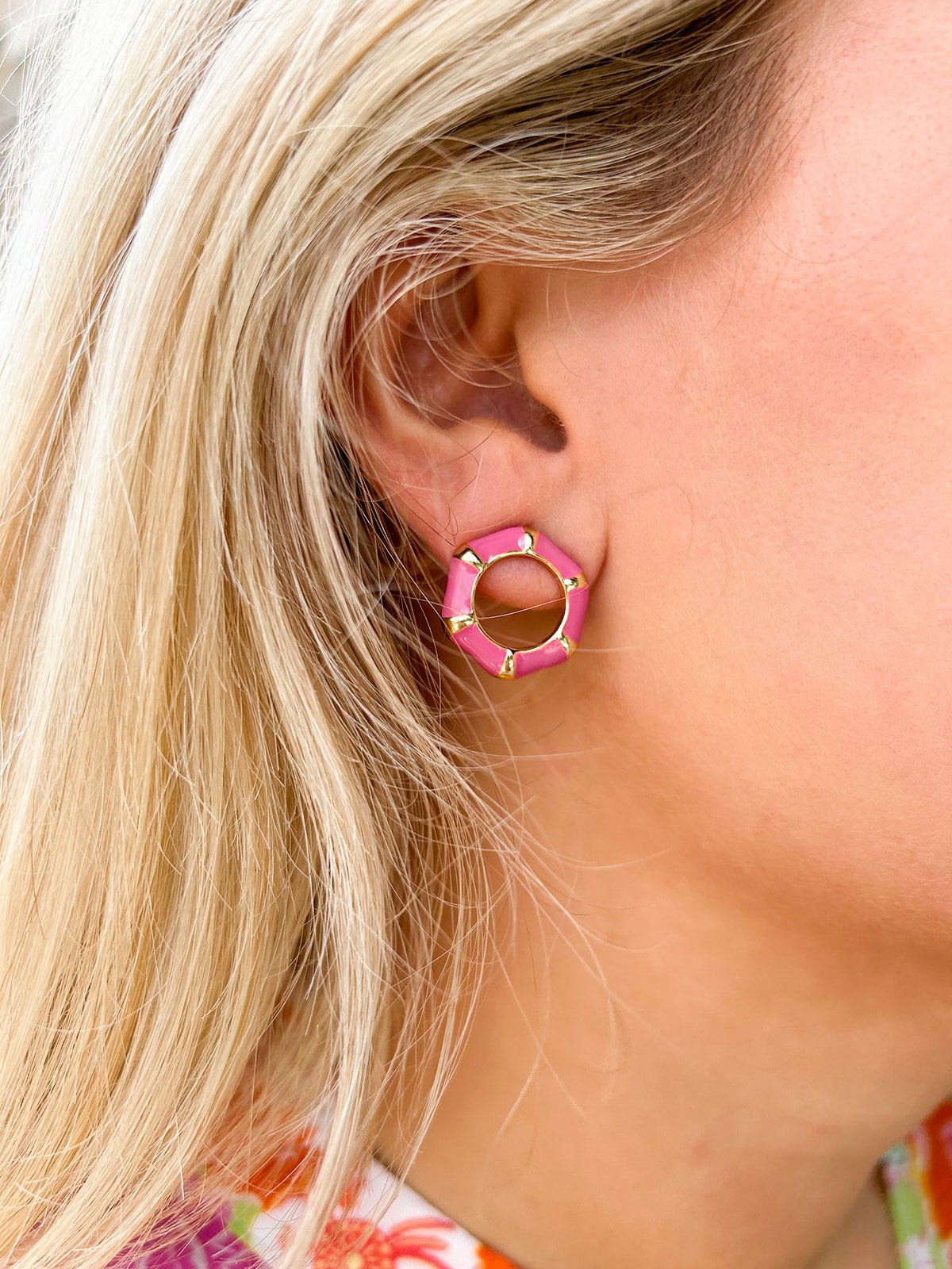 Michelle McDowell Liz Hot Pink Earrings - The Pink Pineapple 850