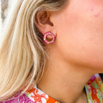 Michelle McDowell Liz Hot Pink Earrings - The Pink Pineapple 850