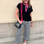 Midnight Contrast Knit Top - The Pink Pineapple 850