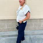 Midnight Ease Wide Leg Pants - The Pink Pineapple 850