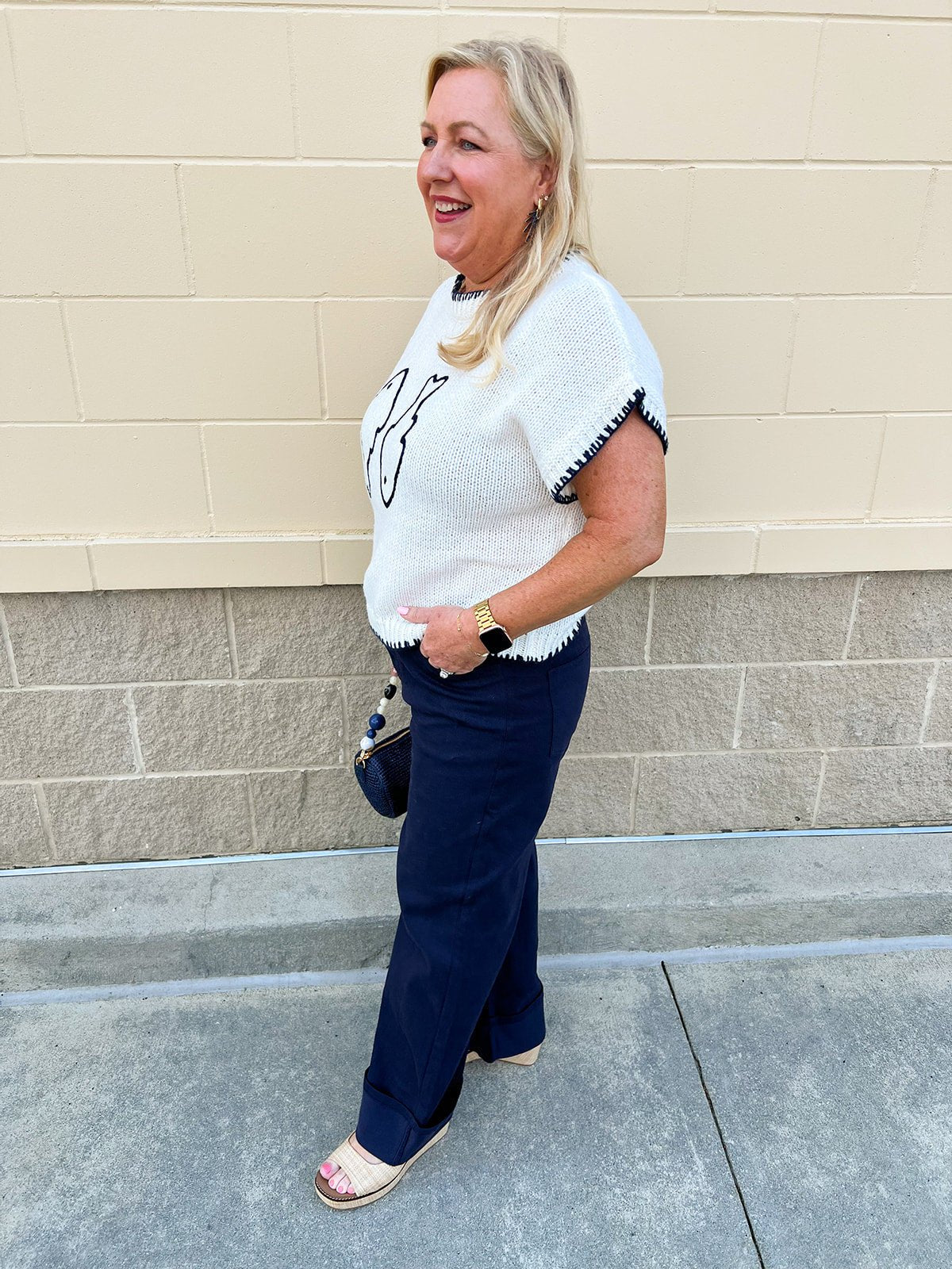 Midnight Ease Wide Leg Pants - The Pink Pineapple 850