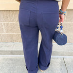 Midnight Ease Wide Leg Pants - The Pink Pineapple 850