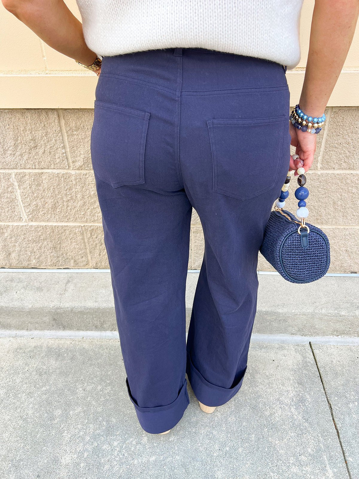Midnight Ease Wide Leg Pants - The Pink Pineapple 850