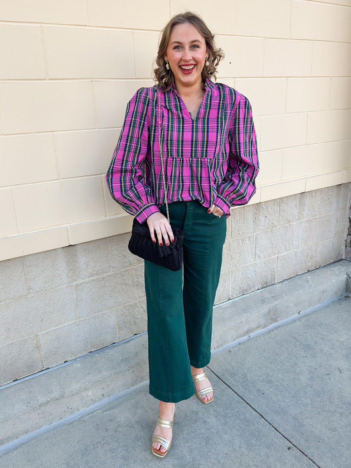 Midnight Glam Pleated Bow Clutch - The Pink Pineapple 850