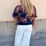 Midnight Mosaic Top - The Pink Pineapple 850