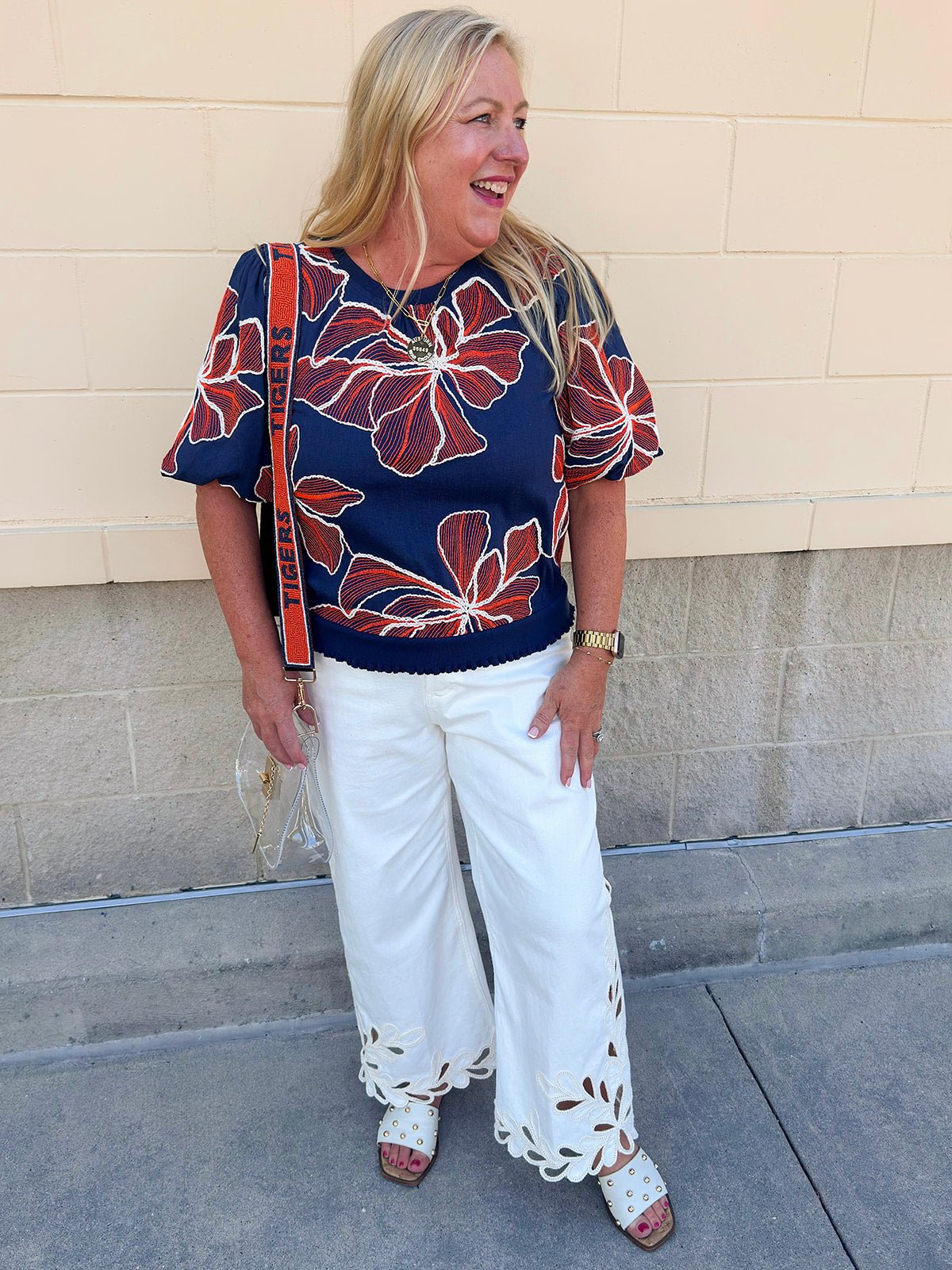 Midnight Mosaic Top - The Pink Pineapple 850