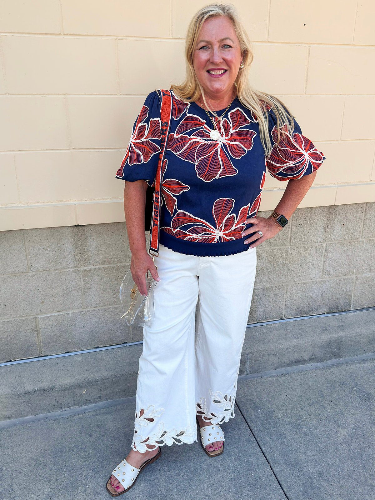 Midnight Mosaic Top - The Pink Pineapple 850
