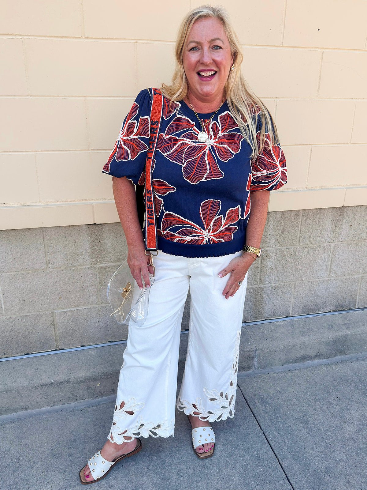 Midnight Mosaic Top - The Pink Pineapple 850