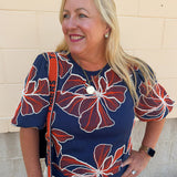 Midnight Mosaic Top - The Pink Pineapple 850
