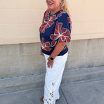 Midnight Mosaic Top - The Pink Pineapple 850