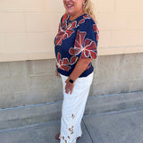 Midnight Mosaic Top - The Pink Pineapple 850