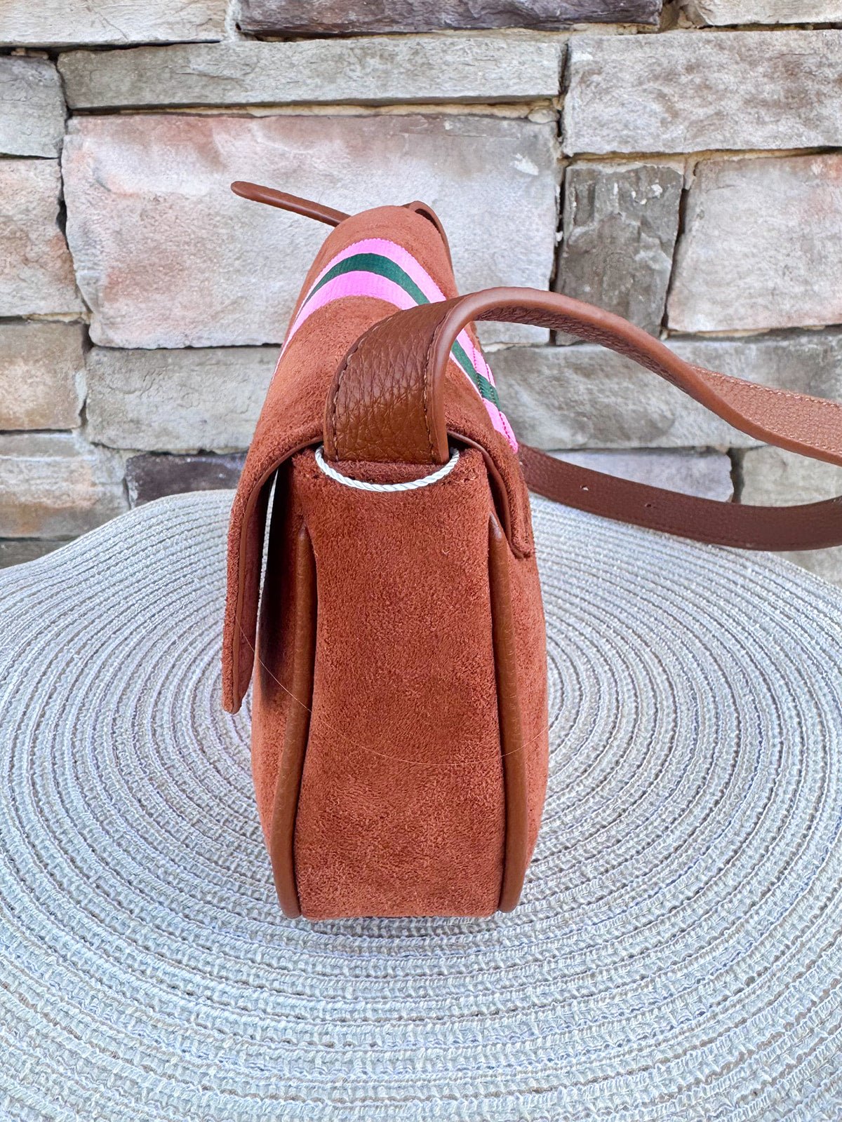 Milano Shoulder Bag in Ginger - The Pink Pineapple 850