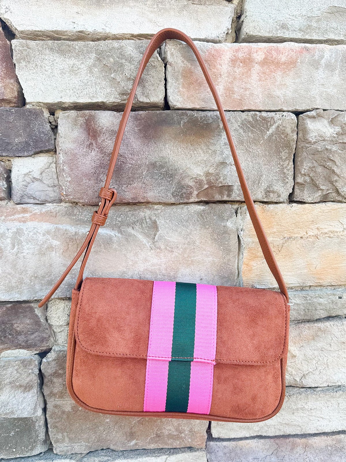 Milano Shoulder Bag in Ginger - The Pink Pineapple 850