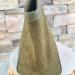 Milano Tote in Olive - The Pink Pineapple 850