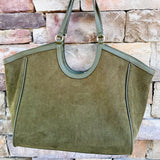 Milano Tote in Olive - The Pink Pineapple 850