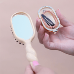 Mini Boar Brush | Tan - The Pink Pineapple 850