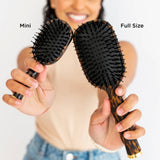 Mini Boar Brush | Tortoise - The Pink Pineapple 850