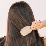 Mini Detangler Brush for Medium Hair - Tan - The Pink Pineapple 850