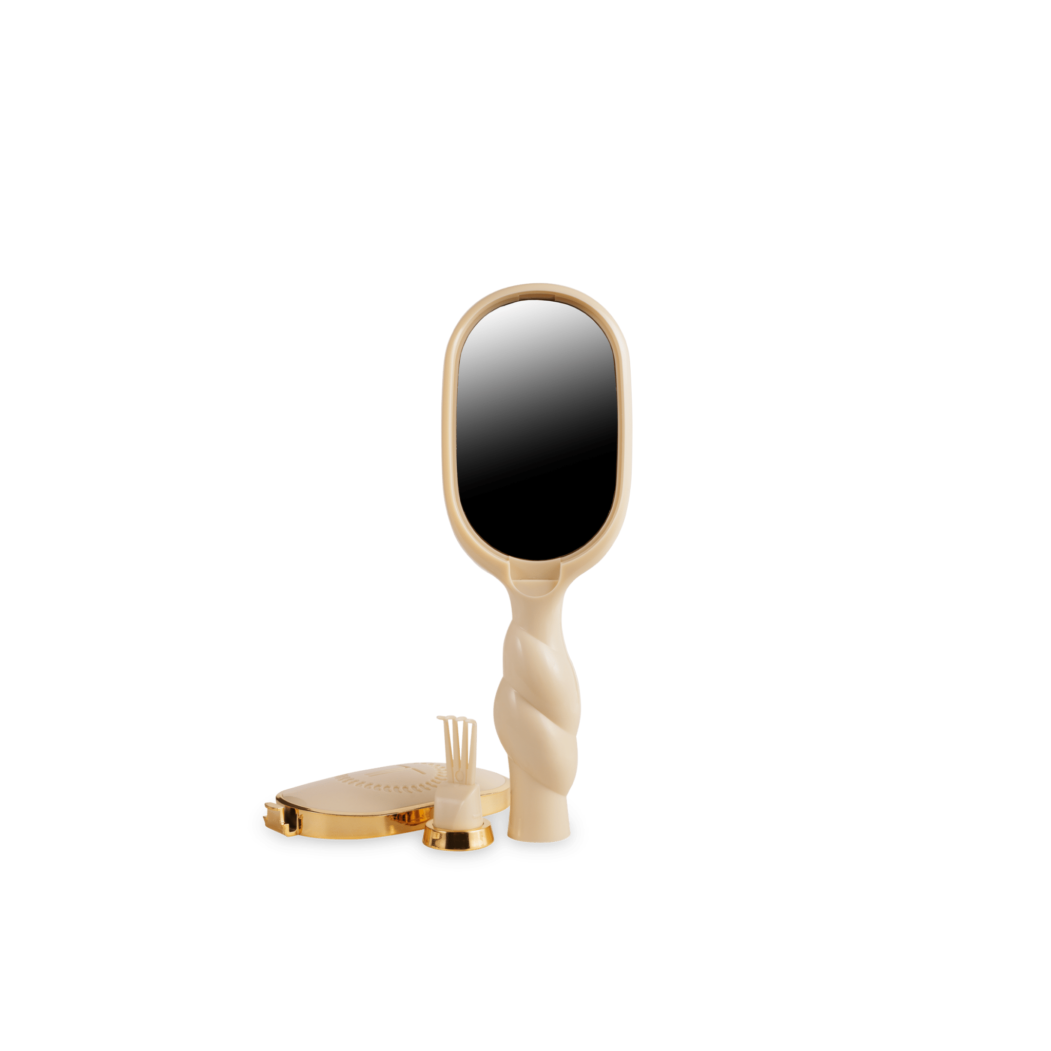 Mini Detangler Brush for Medium Hair - Tan - The Pink Pineapple 850