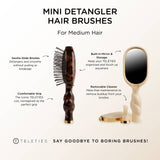 Mini Detangler Brush for Medium Hair - Tan - The Pink Pineapple 850